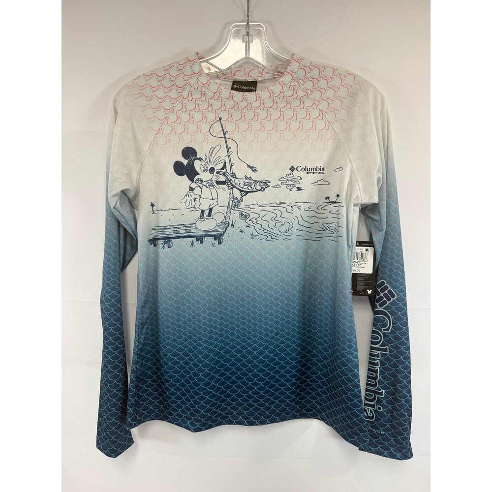 Columbia PFG x Disney Terminal Tackle shirt Women’s Size XS NEW WITH TAG